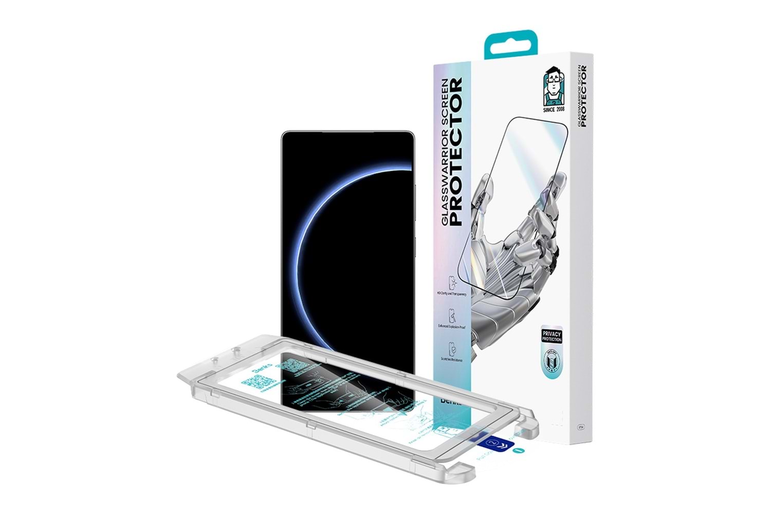 Galaxy S25 Ultra Benks Glass Warrior HD Cam Ekran Koruyucu + Kolay Uygulama Aparatlı