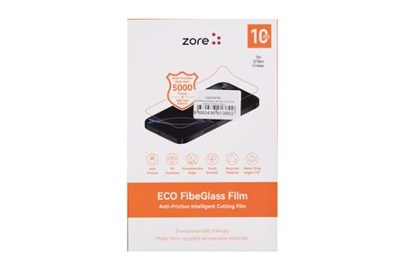 Zore High Wear Resistance 8H Fibe Glass Film 196Mm X 125Mm 10 Adet