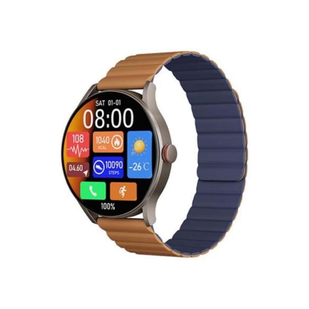 İMİKİ SMART WATCH SE1 SIFIR 24 AY GARANTİLİ KAHVERENGİ