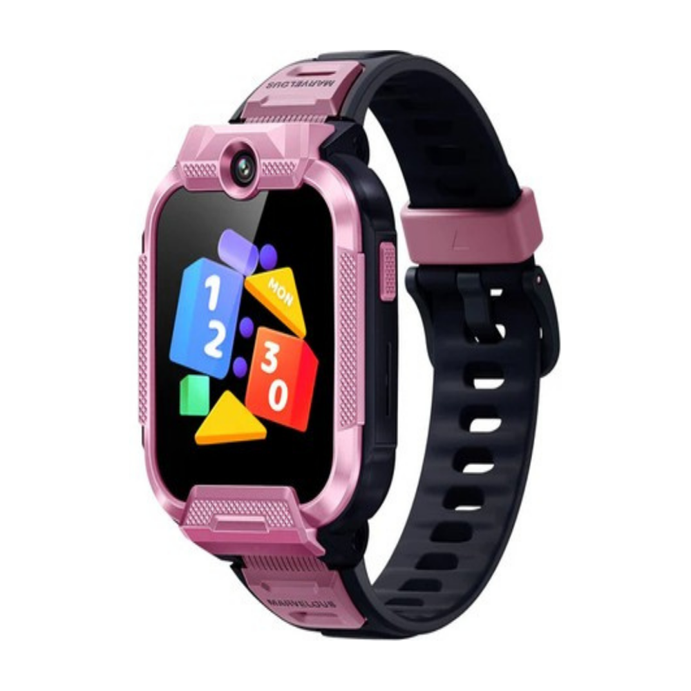 Mibro Z5 Pembe Çift Kameralı GPS Destekli 4G Akıllı Çocuk Saati