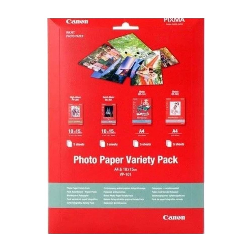 Canon Vp-101 A4 + 10x15 Paket Fotoğraf Kağıdı