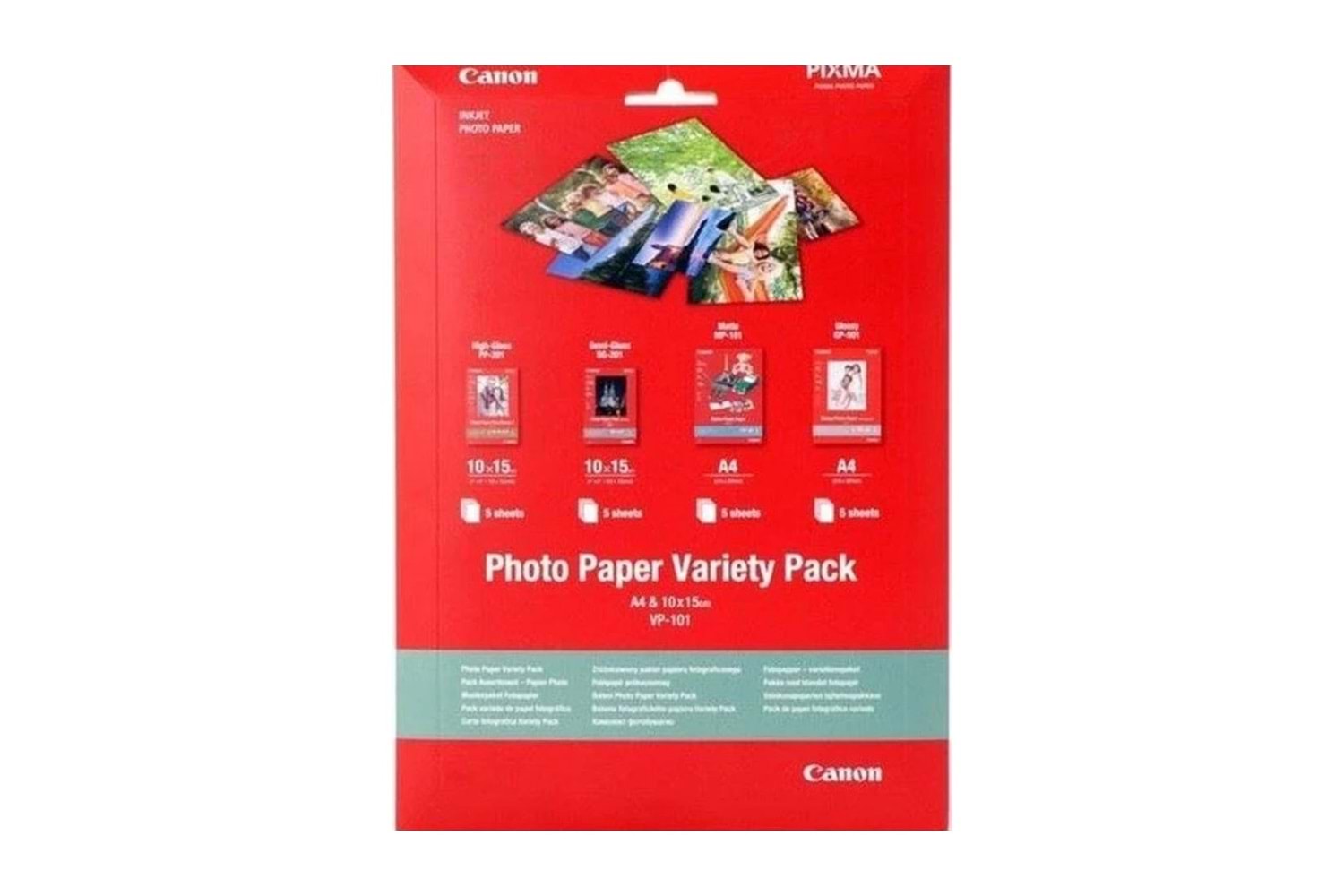 Canon Vp-101 A4 + 10x15 Paket Fotoğraf Kağıdı