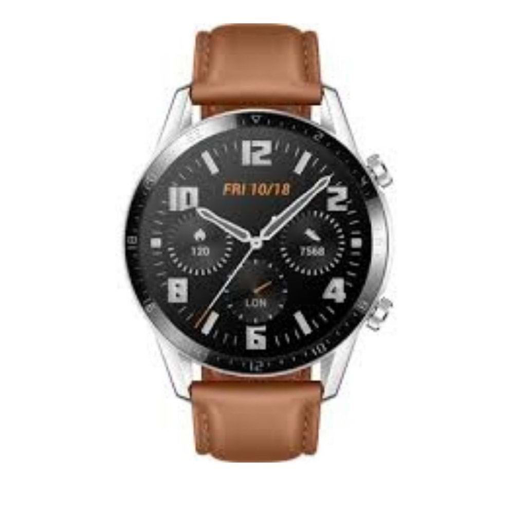 HUAWEİ WATCH GT2 46MM 12 AY GARANTİLİ TEŞHİR KAHVE/SİYAH