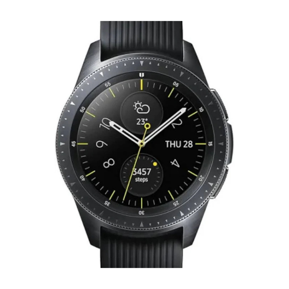 SAMSUNG GALAXY WATCH 12 AY GARANTİLİ TEŞHİR SİYAH/MAVİ