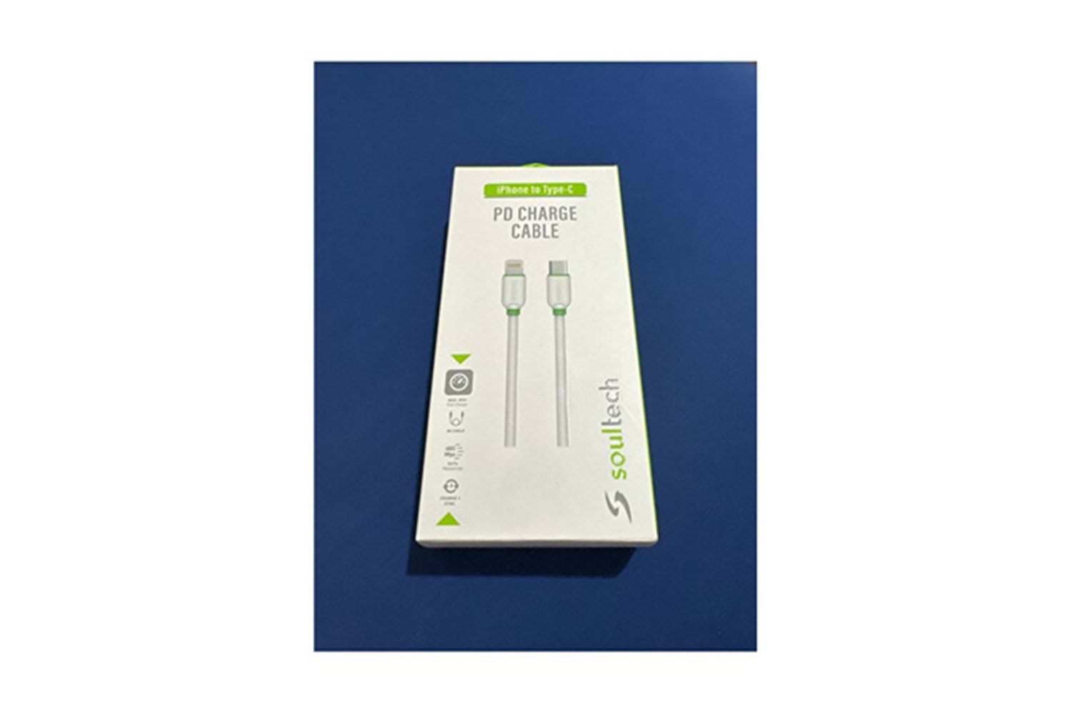 Soultech Sc224 Usb-c 20w Hızlı Seyahat Şarj Aleti + Type-c Iphone 3a Platinum Şarj Ve Data Kablosu