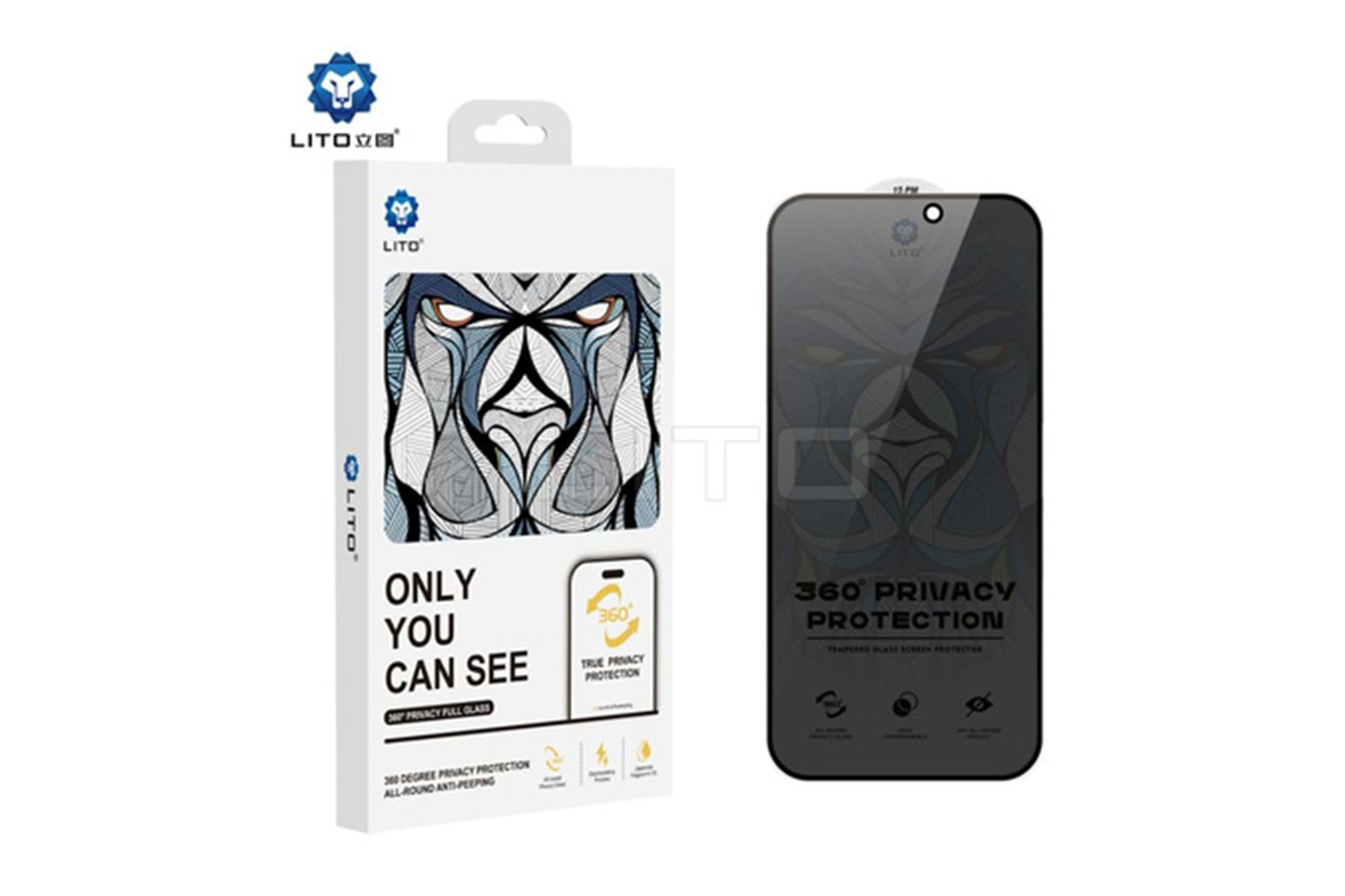 Lito D+ MAX 4K Clear iPhone 17 Pro Ekran Koruyucu