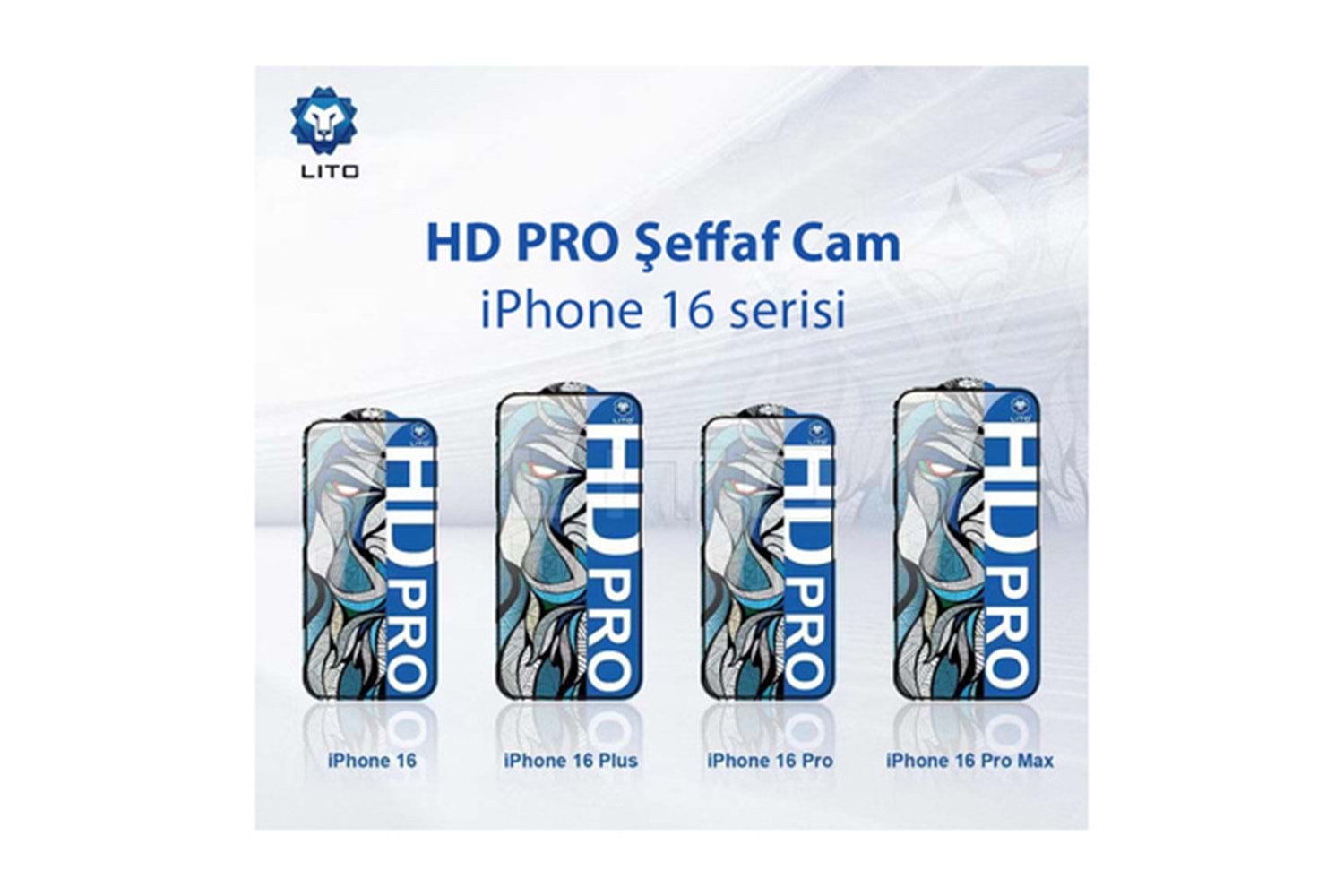Lito HD Pro iPhone 17/16 Pro Ekran Koruyucu