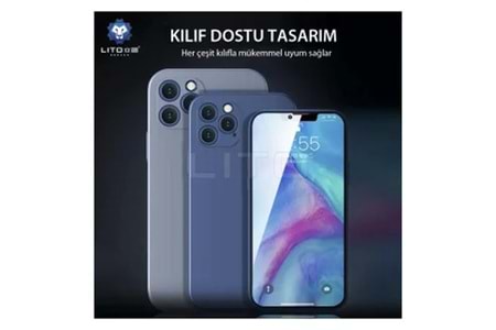 Lito HD Pro iPhone 15 Hayalet Ekran Koruyucu