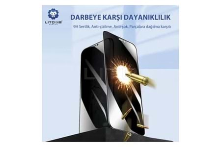 Lito HD Pro iPhone 15 Hayalet Ekran Koruyucu
