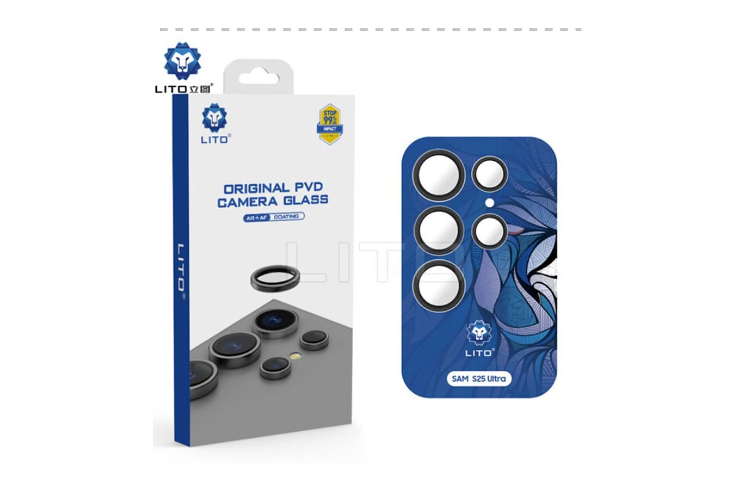 LİTO Samsung Galaxy S25 Ultra Kamera Lens Koruyucu