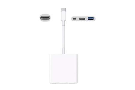 Apple USB-C Dijital AV Çoklu Bağlantı Noktası Adaptörü