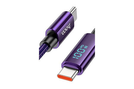 Hoco. U125 1.2m Benefit Pd 100W Type-C To Type-C Şarj Data Kablosu