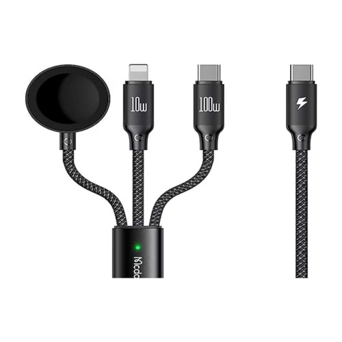 Mcdodo CA-4940 1.2 m 3in1 Hızlı Şarj Kablosu