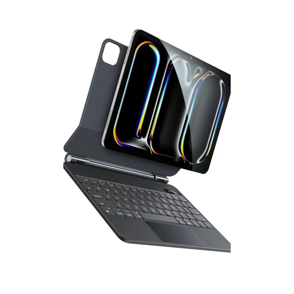 Yesido KB31 iPad Pro 13 (2024) Tecno Klavyeli Tablet Kılıfı - Siyah
