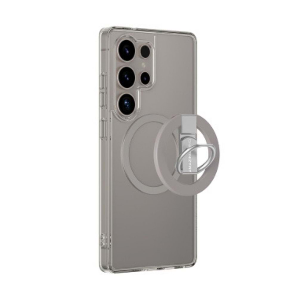 Amazıngthıng TOM46BY Minimal Grip Ring Set Case For S25 Ultra Gray TOM46BY Minimal Grip Ring Set Case For S25 Ultra GrayTOM46BY Minimal Grip Ring Set Case For S25 Ultra Gray