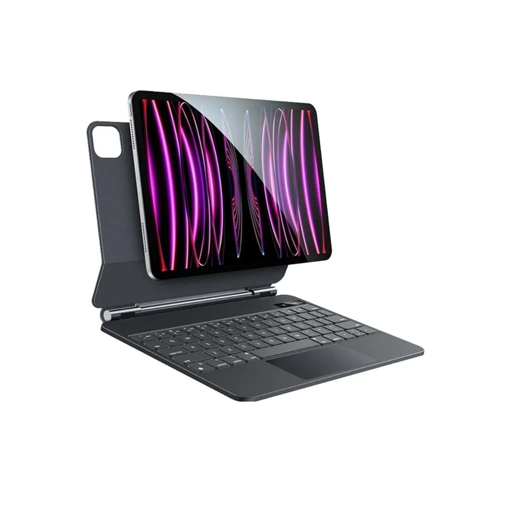 Yesido KB25 iPad Pro 11 (2022) Tecno Klavyeli Tablet Kılıfı - Siyah