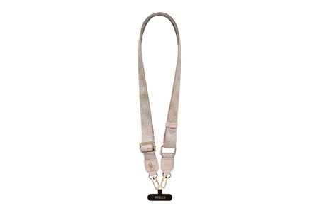Guess Orjinal Lisanslı 4G Desen ve Metal Logolu Çapraz Vücut Telefon Askı Kayışı 150cm