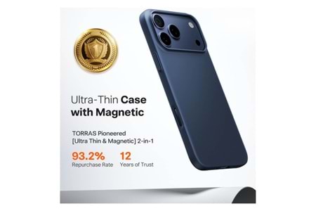 Torras Apple iPhone 17 Pro SlimFit Magsafe Kılıf