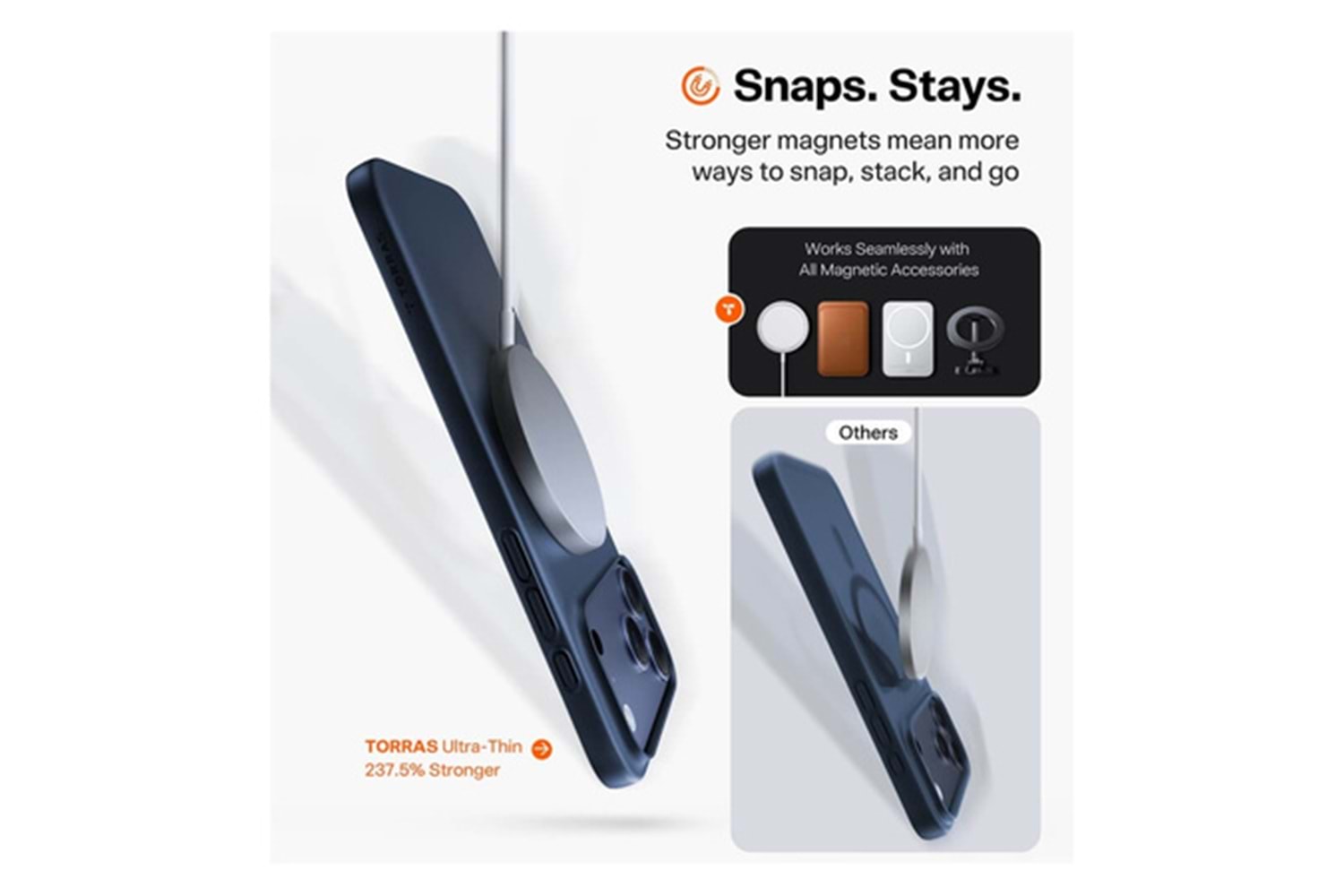 Torras Apple iPhone 17 Pro SlimFit Magsafe Kılıf
