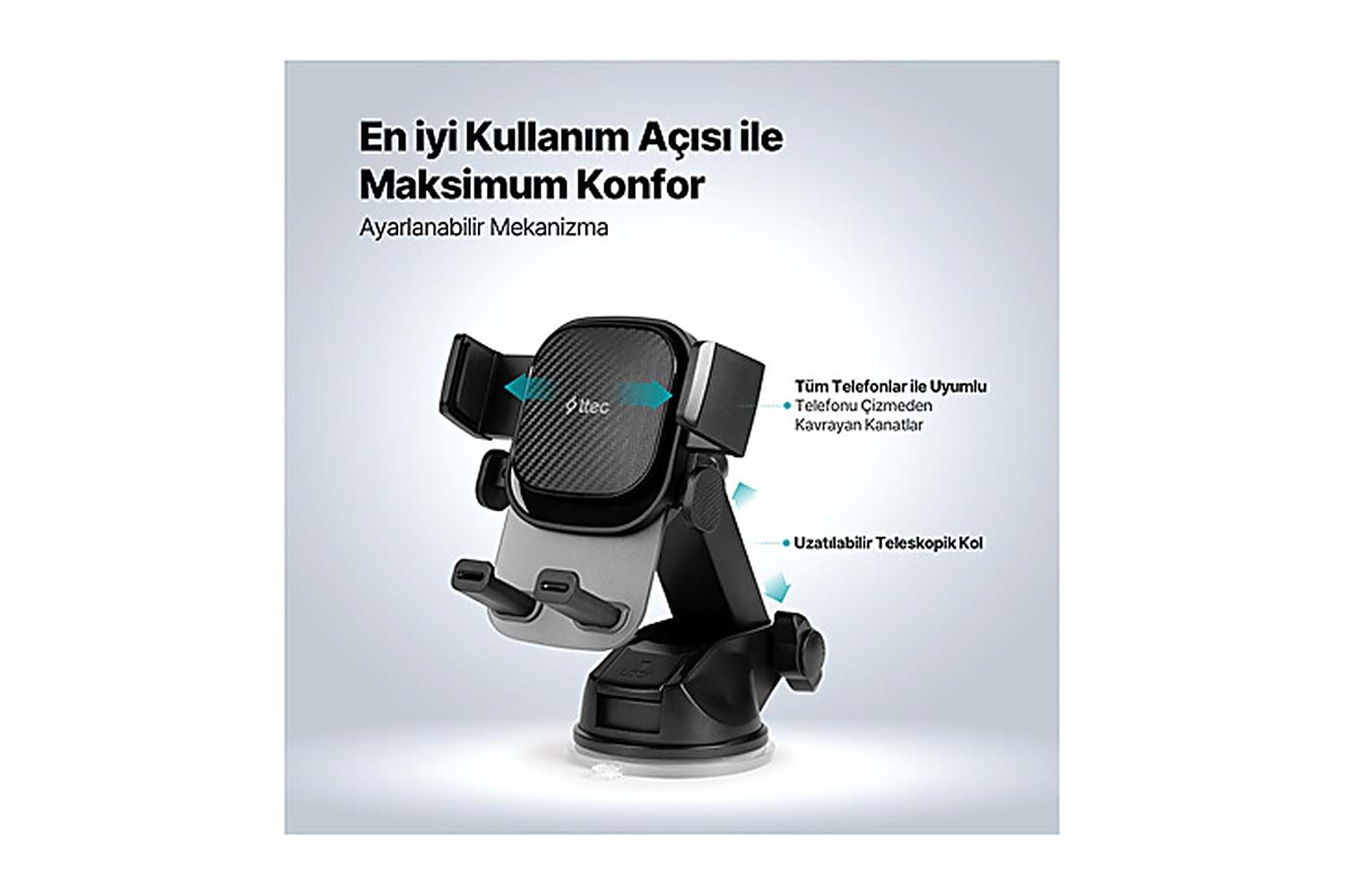Ttec FlexGrip Move Araç İçi Telefon Tutucu 2TT34