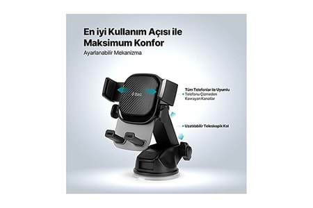 Ttec FlexGrip Move Araç İçi Telefon Tutucu 2TT34