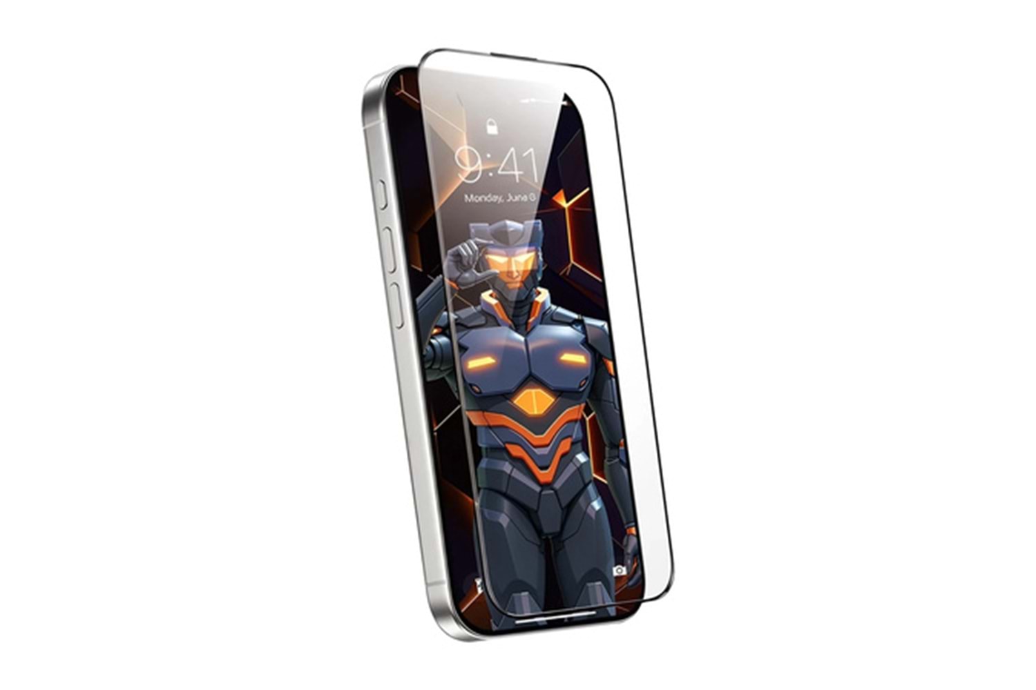 URR Apple iPhone 17 3D Master Curved HD Cam Ekran Koruyucu - Siyah