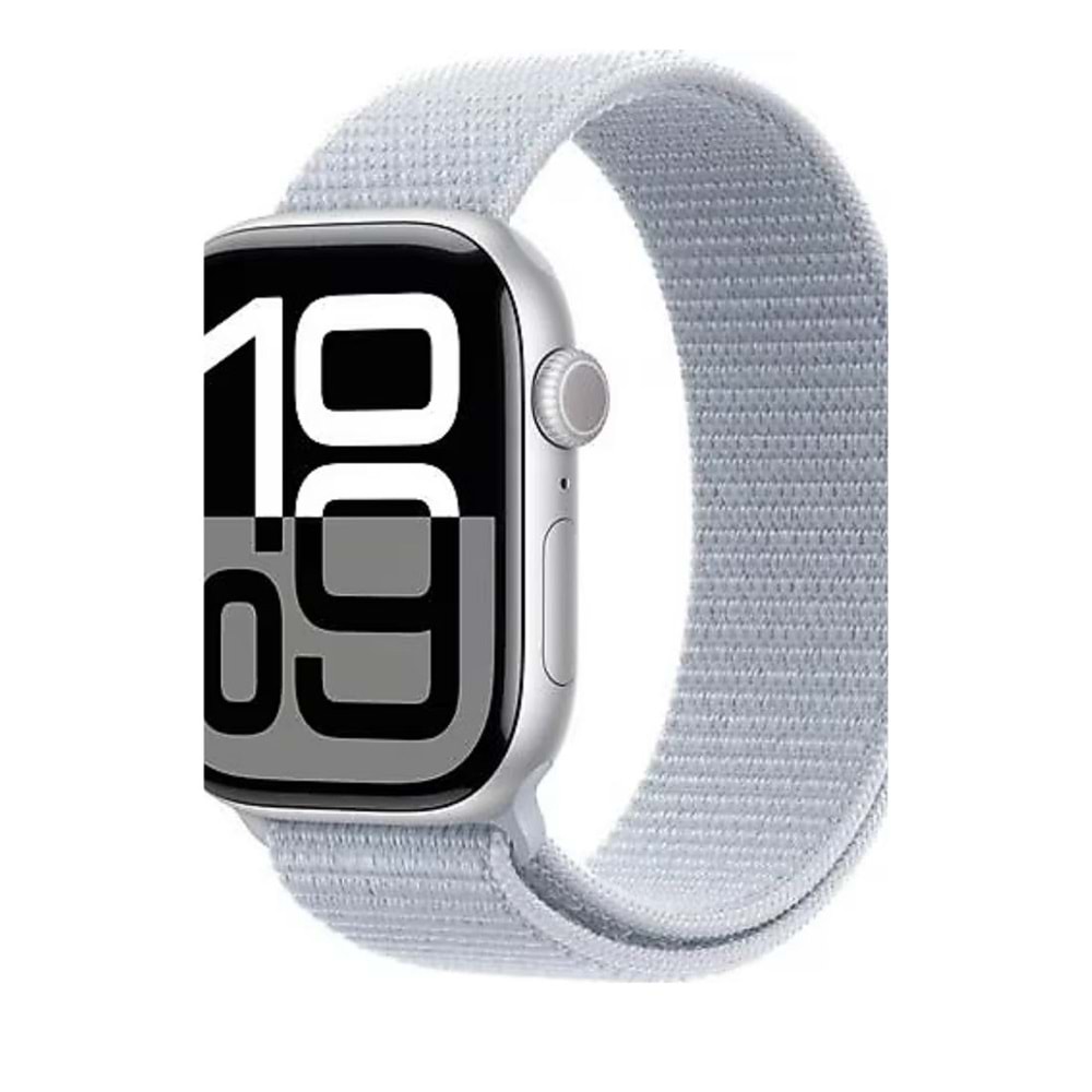 Apple Watch Series 10 GPS 46 mm Sıfır 24 Ay Garantili Gümüş Rengi Alüminyum Kasa (MWWM3TU/A)