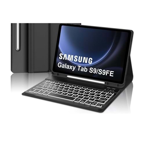 SAMSUNG GALAXY TAB S9 FE KLAVYE SİYAH TEMİZ