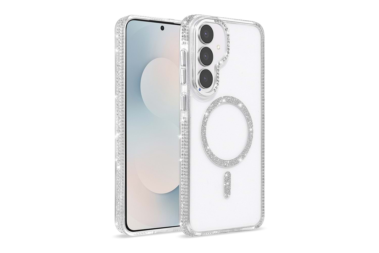 Galaxy S25 FE Kılıf M-safe Şarj Özellikli Zore Tera Silikon Kapak