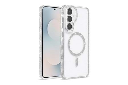Galaxy S25 FE Kılıf M-safe Şarj Özellikli Zore Tera Silikon Kapak