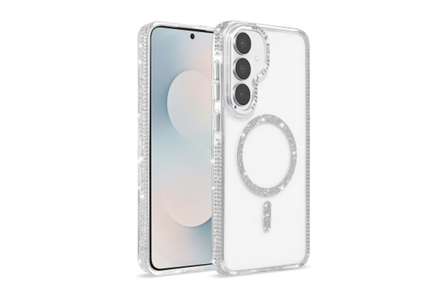 Galaxy S25 FE Kılıf M-safe Şarj Özellikli Zore Tera Silikon Kapak