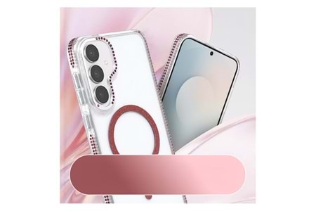Galaxy S25 FE Kılıf M-safe Şarj Özellikli Zore Tera Silikon Kapak