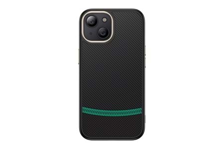 Apple iPhone 15 Kılıf M-safe Şarj Özellikli Karbon Fiber Görünümlü Zore Antina Kapak